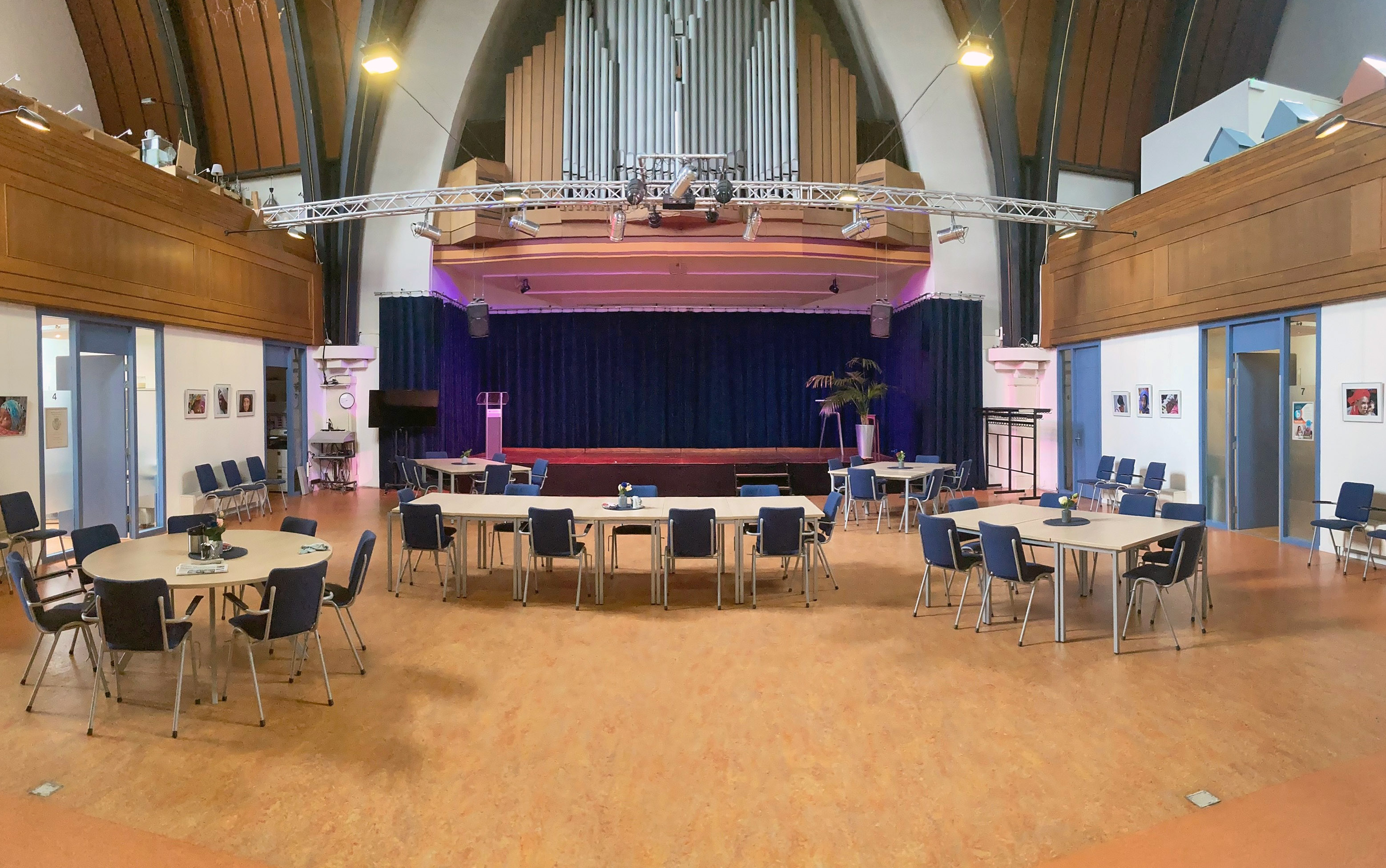 Verschillende ruimtes en mogelijkheden