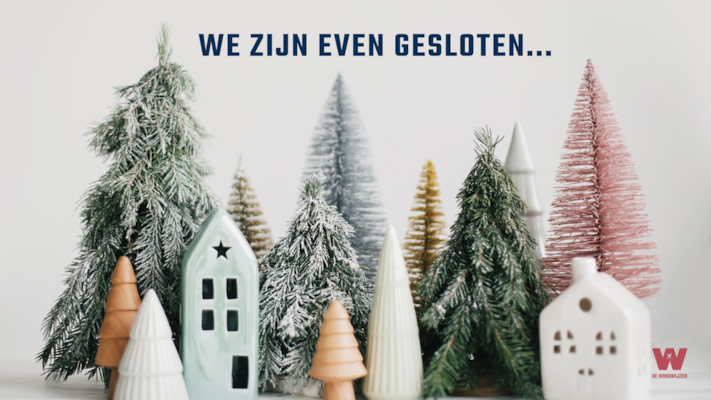 We zijn even gesloten