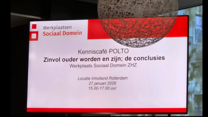 Presentatie POLTO-project tijdens middag ‘Zinvol Ouder Worden en Zijn’